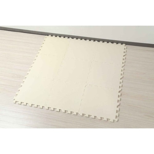 ジョイントマット 9枚入 0.5畳分 アイボリー