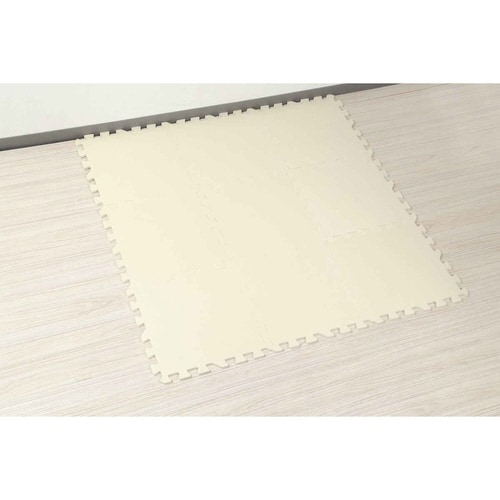 ジョイントマット 9枚入 0.5畳分 アイボリー