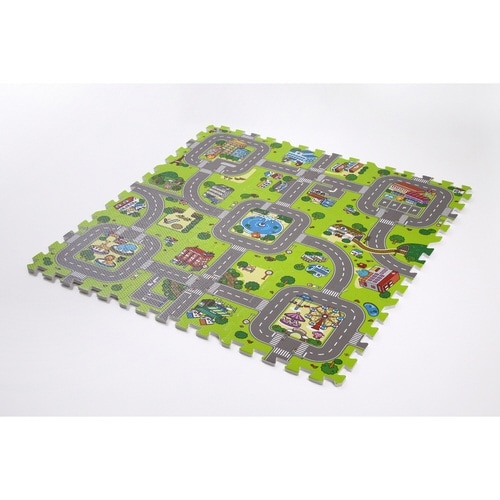 つながるジョイントマット 道路柄 9枚セット