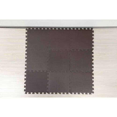 ジョイントマット 9枚入 0.5畳分 ブラウン