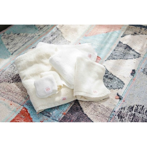 ミニタオル 18×18cm いとやのタオル 乳白