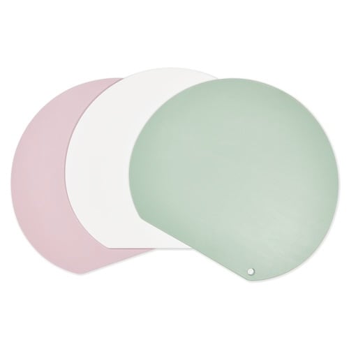 まな板 かまぼこ型 ワイド 抗菌 スモーキーピンク