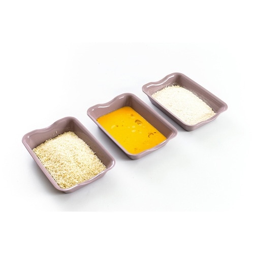 ザル&バット3点セット 抗菌 角型 ピンク