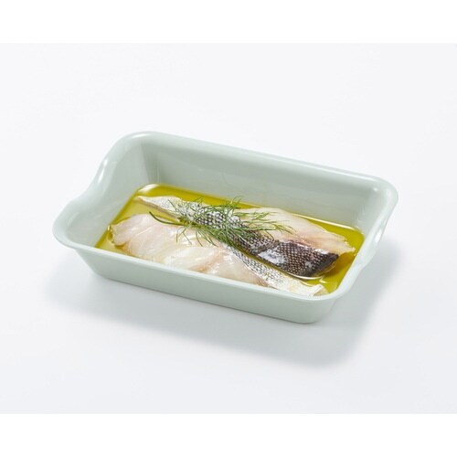 ザル&バット3点セット 抗菌 角型 グリーン