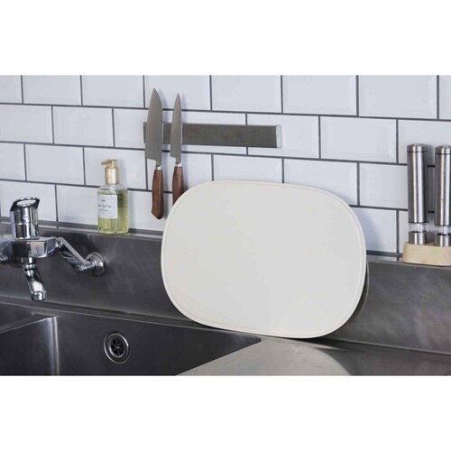 オーバルまな板 L 食洗機対応 アイボリー