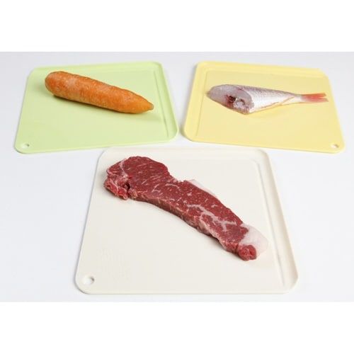 まな板 22x22cm グリーン