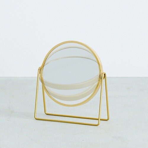 卓上スタンドミラー ロータイプ 片面拡大鏡 3倍率