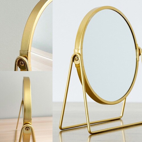 卓上スタンドミラー ロータイプ 片面拡大鏡 3倍率