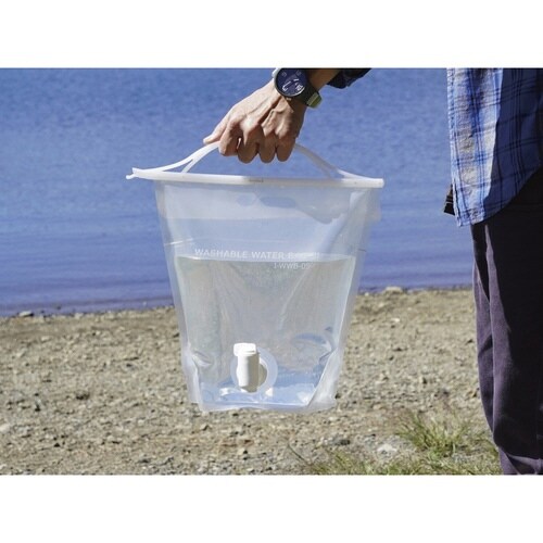 ウォータータンク 5L 折りたたみ クリア