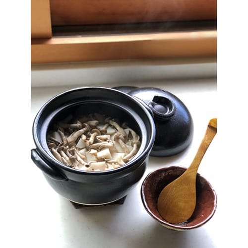 炊飯土鍋 3合 絶品ごはん鍋 中蓋付き 萬古焼