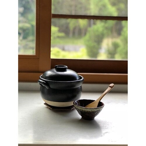 炊飯土鍋 3合 絶品ごはん鍋 中蓋付き 萬古焼