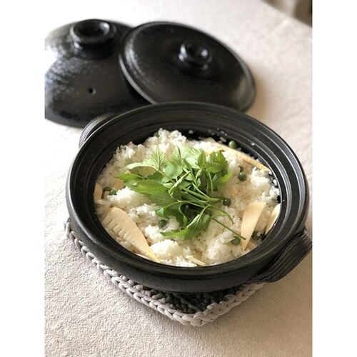 土鍋 2L スノコ付き ヘルシー土鍋 天目