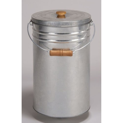 米びつ 12kg 丸型 トタン トタン花柄