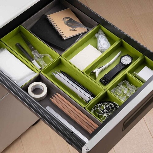 収納トレー ケース オリーブ×トープ