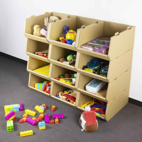 収納ボックス スタッキングコンテナ M 6個セット