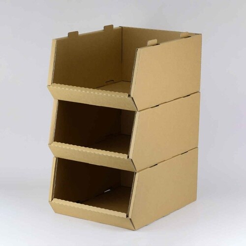 収納ボックス スタッキングコンテナ M 6個セット