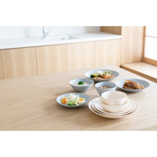 ボウル ほわり米 米ボウル グレー