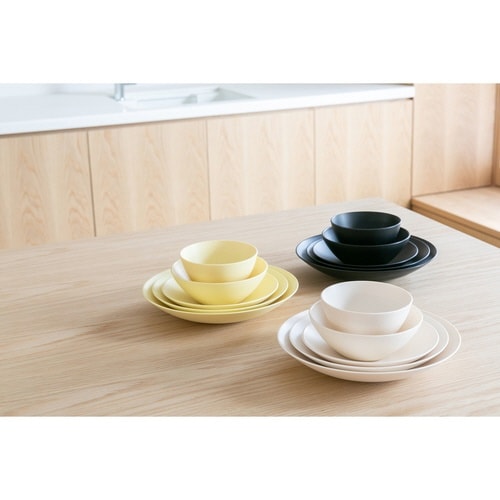 プレート 24cm ほわり米 米プレート イエロー