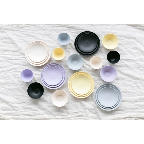 プレート 24cm ほわり米 米プレート イエロー