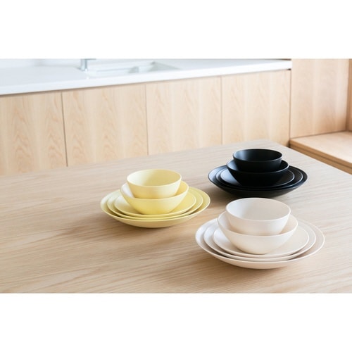 プレート 18cm ほわり米 米プレート イエロー