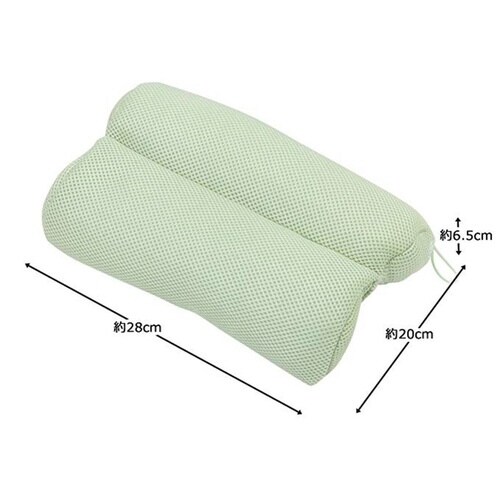 バスクッション マシュマロピロー 日本製 グリーン