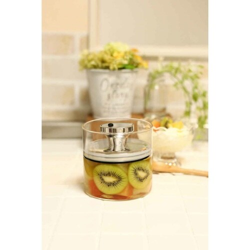 保存容器 600ml 密閉 ガラスキャニスター