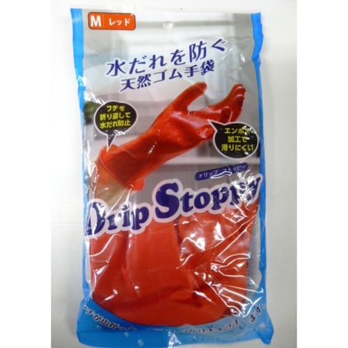 ゴム手袋 水だれを防ぐゴム手袋 Drip M