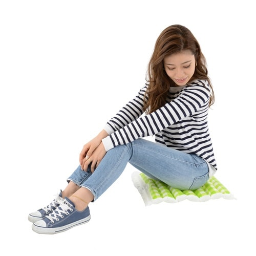 エアクッション アウトドア 座布団 チェック