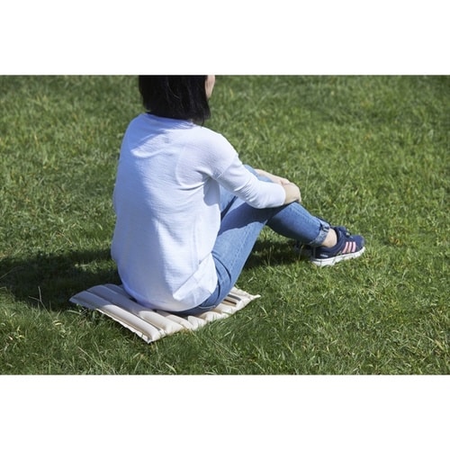 エアクッション アウトドア 座布団 ベージュ