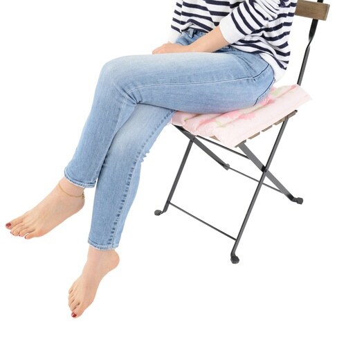 エアクッション アウトドア 座布団 フラワー