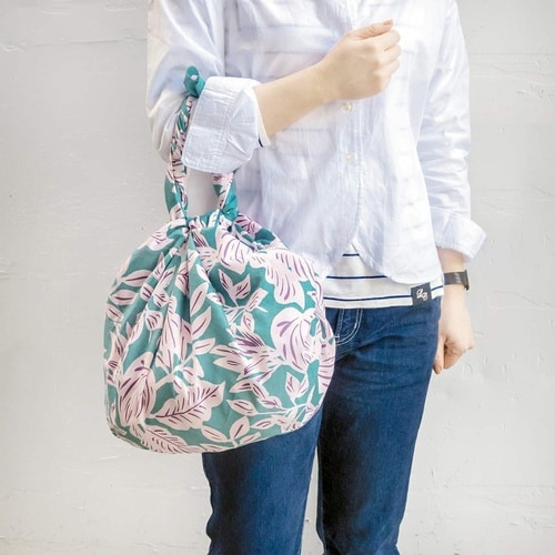 風呂敷 110cm 大判 撥水 ターコイズ