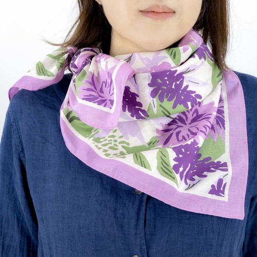 風呂敷 75cm 中判 Sarahbel パープル