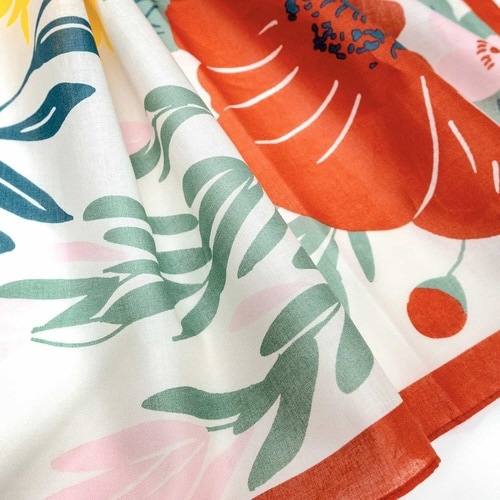 風呂敷 75cm 中判 Sarahbel レッド