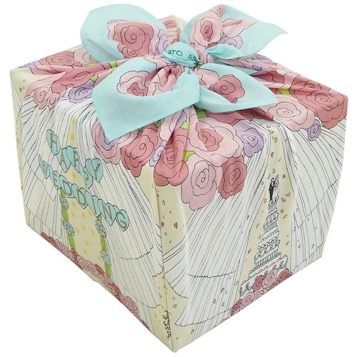 風呂敷 75cm 中判 浅山美里 綿 二巾ふろしき