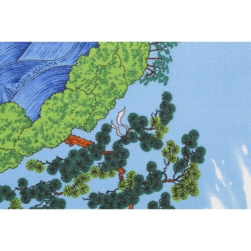 風呂敷 50cm 浅山美里 ふろしき 富士山 綿