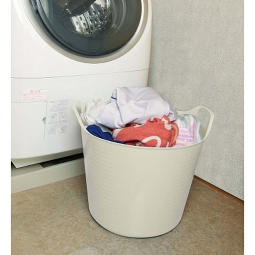 ランドリーバスケット 洗濯かご ハッピーバケット