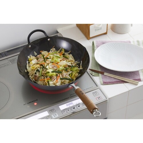 北京鍋 30cm 鉄製 煌鉄 窒化加工 日本製