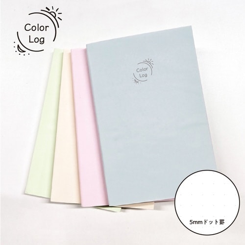 ログノート/A6スリム/96枚/IV×10