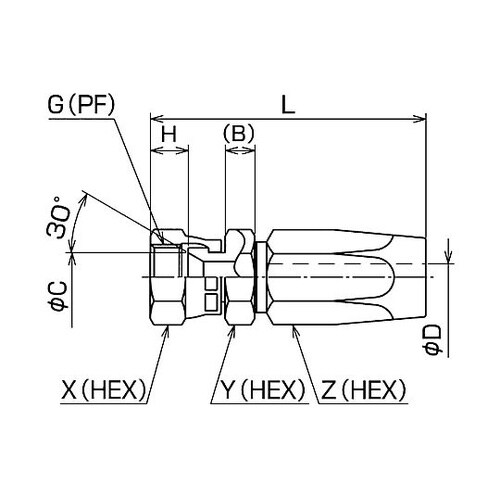 ラインメイト樹脂ホース用継手 リューザブ