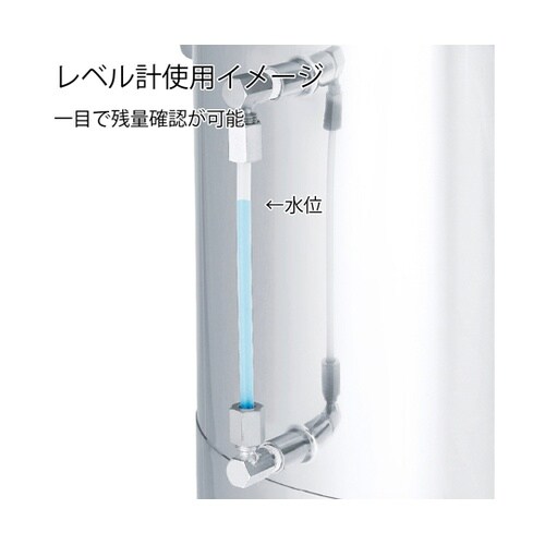 蛇口・液面計付ステンレス汎用容器 65L
