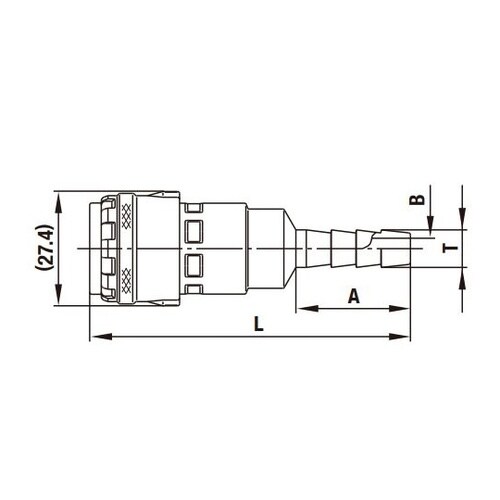 ロックカプラ200(ソケット)鋼鉄(クロ