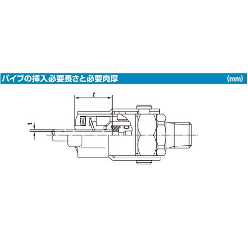 PCVパイプカプラ 銅パイプ接続用 パイ