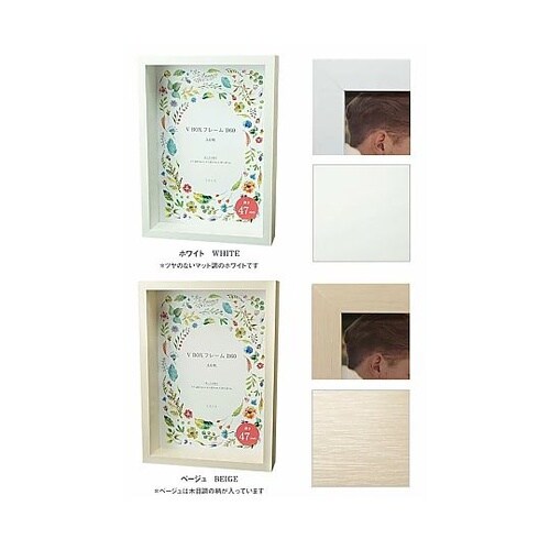 V BOXフレーム D60 A4 ホワイ