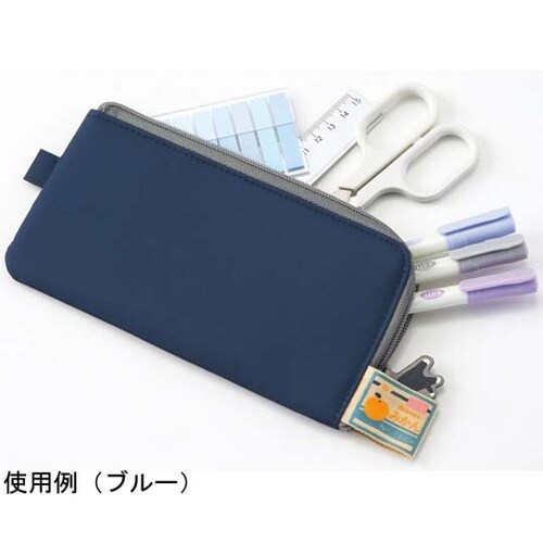 にゃんシーン フラットペンポーチ ビスケ