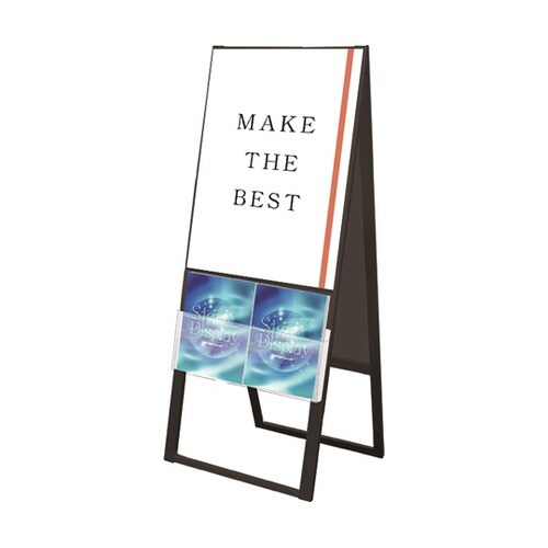 ブラックカタログケーススタンド看板 Uタ