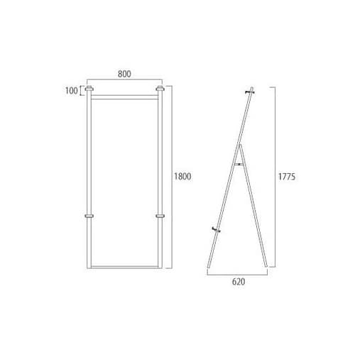 アルミフリーイーゼル 800 A0パネル