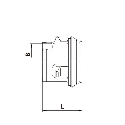 サニタリーカプラ(プラグ)1.5S溶接取