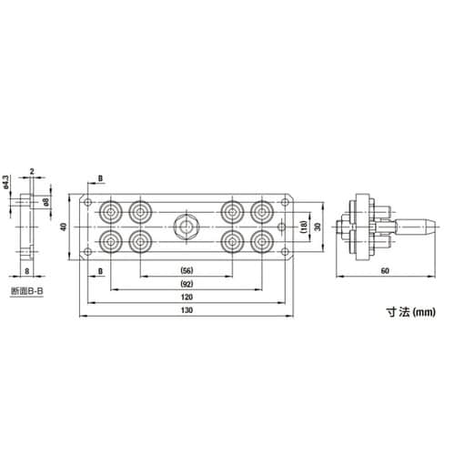 マルチカプラMAM型(プラグ)8ポート型