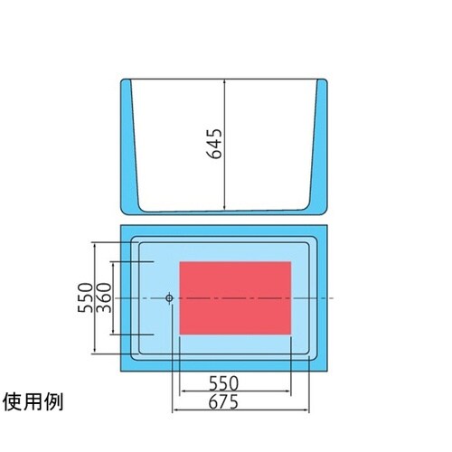 浴槽用 すべり止めマット Sサイズ レッ