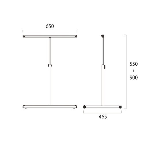 キャリースタンド看板 A1(A2横) ブ